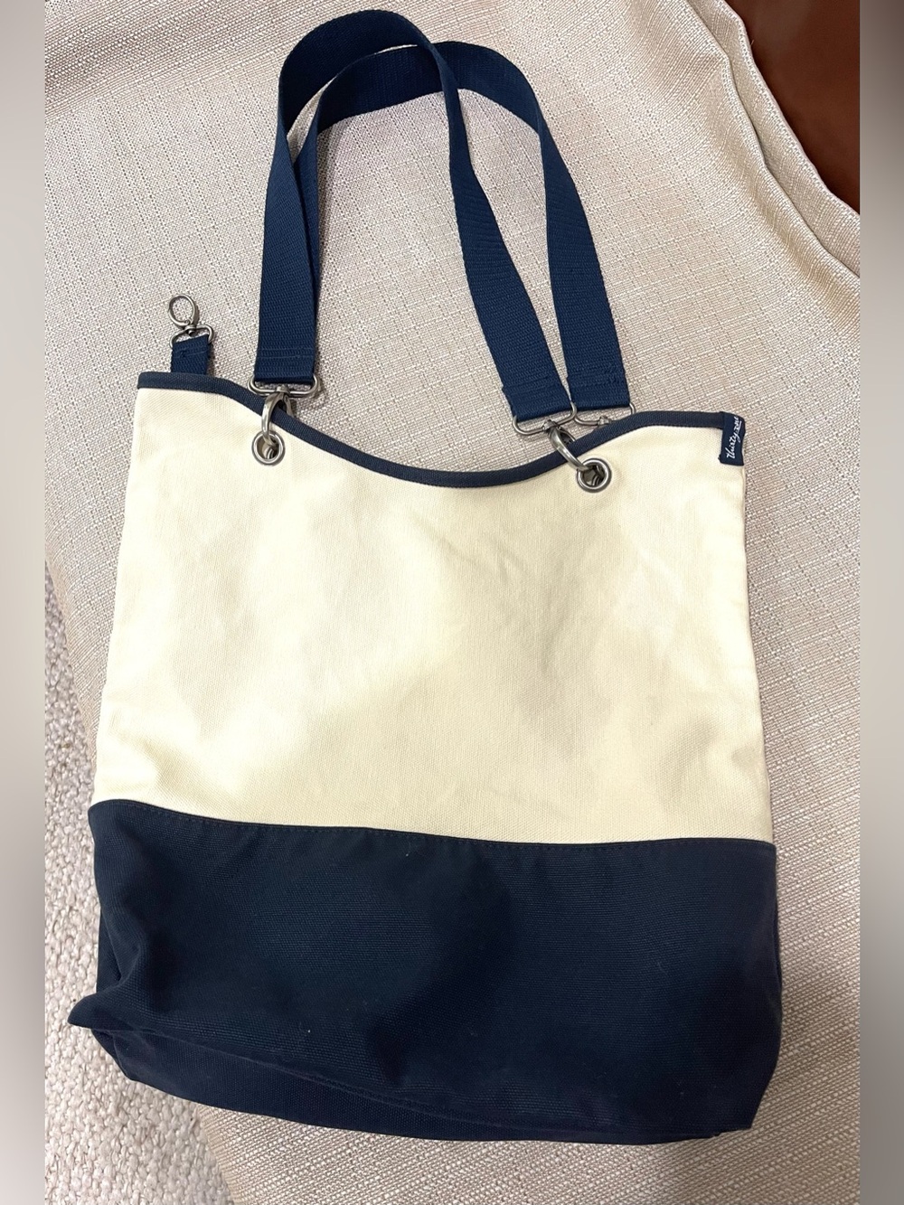 thirty-one Canvas Crew Tote Bag Two-Tone